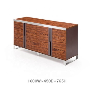 Gỗ MDF Hiện Đạ<span class=keywords><strong>i</strong></span> Màu Nâu Sang Trọng Vớ<span class=keywords><strong>i</strong></span> Ngăn Kéo Lưu Trữ Kệ Tủ Sách Nộ<span class=keywords><strong>i</strong></span> Thất Gia Đình Phòng Khách Văn Phòng Tủ Khóa Bên Tủ - Product Image 2