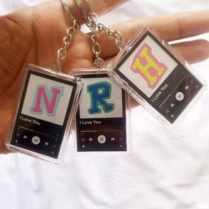 Design Wholesale Manufacture Two Side Printed Custom Charm <b>Anime</b> Acrylic <b>Keychain</b> with Glitter Hologram - Product Image 2