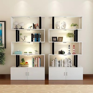 Hot bán vẻ đẹp tóc Salon cửa hàng Rack hiển thị gỗ lưu trữ tủ kệ sách - Product Image 2