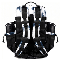 Sac à dos de fitness Trailpop 45L avec logo personnalisé, compartiments pour bouteille shaker, boîte à pilules et organiseur de suppléments pour la musculation