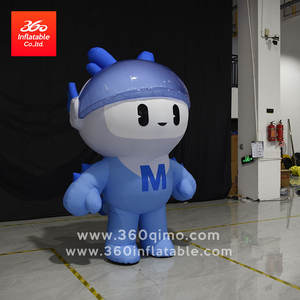 Рекламный надувной костюм на заказ мультфильм животных талисман ходьба надувной робот костюм для мероприятий - Product Image 2