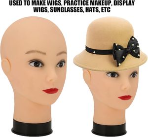 Mannequin <span class=keywords><strong>chauve</strong></span> pour l'affichage de perruques, modèle de tête <span class=keywords><strong>chauve</strong></span> pour l'affichage de perruques, chapeaux, lunettes - Product Image 4