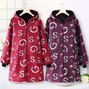 2022 nouveau manteau de travail d'hiver pour femmes à manches longues salopette résistant à l'eau et à la saleté doublé polaire ménage cuisine TPU matériel - Product Image 2