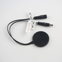 Interrupteur tactile à intensité variable pour panneau en bois DC12V 5A 60W, interrupteur de surface dissimulé pour éclairage de meubles intelligents