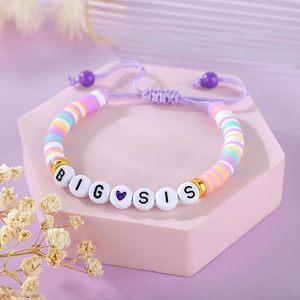 <strong>Sister</strong> <strong>Gifts</strong> Little Girls Adjustable <strong>Big</strong> <strong>Sister</strong> Alloy Natural Stone Beaded Bracelet Card Stretch Accessories Beads - Product Image 4