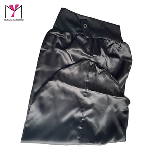 By Renee <b>Bonnet</b> Long Satin <b>Bonnet</b> With Band And Snap Buckle For Adults Black Casual Headwear - Product Image 5