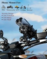 2026 Fabrikdirekt Kewig Motorrad-Handyhalterung Wasserdicht Stoßfest Motorrad-Fahrrad-Handyhalter für Smartphones