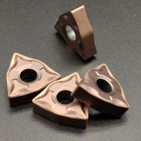 Plaquettes de tournage et de fraisage CNC en carbure revêtu PVD pour l'acier et l'acier inoxydable