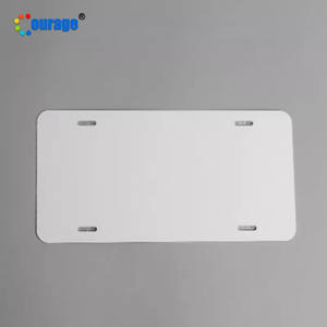 Plaque d'immatriculation de Sublimation vierge de voiture de <span class=keywords><strong>camion</strong></span> en aluminium Double face de 1mm - Product Image 4