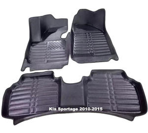 Tapis de sol de voiture en cuir 5D sur mesure de luxe, écologiques, ensemble complet pour <span class=keywords><strong>Soul</strong></span> EV 2014-2023, antidérapants, design mignon - Product Image 6