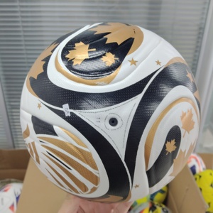 Ballon de football professionnel 2026 Coupe du Monde, en PU épaissi, thermocollé, léger et durable, tailles 3-4-5, logo OEM personnalisé pour la compétition - Product Image 5