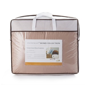 Bán Buôn Màu Nâu Lông Ngỗng Xuống Xuống <span class=keywords><strong>Comforter</strong></span> Máy Có Thể Giặt Vua Kích Thước Quilt Luxury Duvet Cover Bộ Đồ Giường - Product Image 5