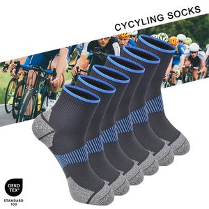 Calcetines de Ciclismo Delgados, Sin Costuras, Resistentes a las Bolitas y Antiolor - Product Image 1