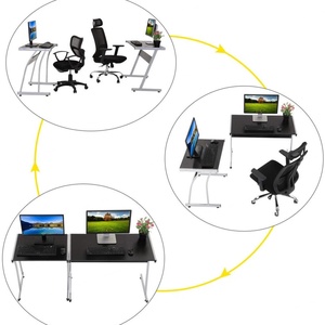 Muebles de Oficina para el Hogar, Escritorio de Estudio en Forma de L de Madera para Juegos, Escritorio de Trabajo, Mesa de Escritorio para Computadora - Product Image 5