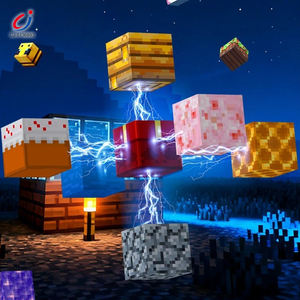 Bloques Magnéticos Chengji, Juguetes de Cubos para Niños, Dibujos Animados Coloridos, Forma de Nieve, Bloques de Construcción Magnéticos de Plástico Cuadrados - Product Image 3