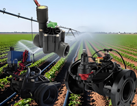 Vanne solénoïde renforcée en nylon 1,5 pouces à haut débit, vanne à diaphragme hydraulique pour l'aménagement paysager automatique et l'irrigation intelligente