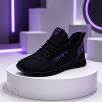 Chaussures de sport décontractées pour femmes Fanghui, nouvelle maille tissée, chaussures tendance et à la mode pour femmes
