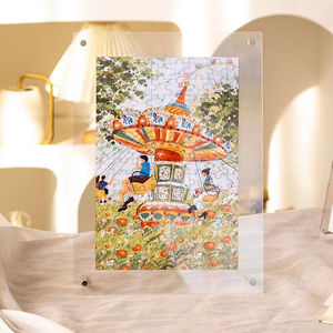 Fashion Modern A4 Poster <b>Puzzle</b> <b>Frame</b> Ornament Double Sided Transparent Acrylic <b>Frame</b> Photo <b>Frame</b> - Product Image 3