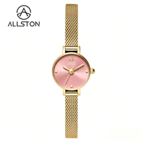 Montre chronographe à quartz OEM populaire, de luxe, tendance, sportive, antique, rétro, minimaliste, pour femme, avec boîtier en alliage et bracelet en acier inoxydable