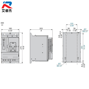 ซอฟต์สตาร์ทเตอร์ ATS480D17Y ของแท้ใหม่ 100% 3 เฟส 17A 208-690VAC Altivar ATS480 ซอฟต์สตาร์ทเตอร์ ATS480D17Y พร้อมระบบป้องกันมอเตอร์ - Product Image 2
