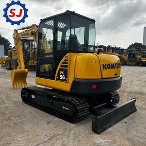 Mini-excavatrice hydraulique Komatsu PC56 d'occasion de haute qualité en stock à prix réduit - Product Image 1