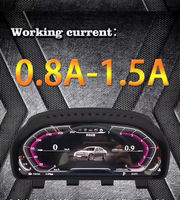 Layar Digital Multimedia mobil, Monitor Cluster instrumen layar Digital untuk Bmw F10 Upgrade baru 5 Seri dasbor layar HD 12.3 inci