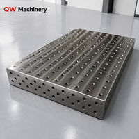 Table de soudage flexible 3D nitrurée D16 D28 avec accessoires de serrage complets pour la fabrication industrielle des métaux