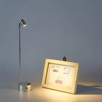 Projecteurs LED sans fil en fer forgé faits à la main, modernes, pour vitrines de bijouterie et comptoirs d'exposition