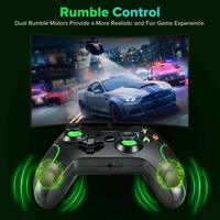 Controlador con cable para joystick Xone Gamepad con Turbo de doble vibración Compatible con Xbox 360/360 Slim y PC Windows 7,8,10,11