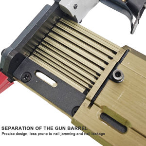 Cloueuse <span class=keywords><strong>pneumatique</strong></span> portative WISDOM Industrial P650 DIY, cloueuses pneumatiques de type U, <span class=keywords><strong>pistolet</strong></span> à air <span class=keywords><strong>pour</strong></span> clous, agrafeuse OEM, travail du bois et décoration - Product Image 3