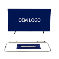 Venta Directa de Fábrica, Barrera de Tenis de Mesa Profesional, Portátil y Desmontable, con Logotipo Impreso, para Uso en Interiores