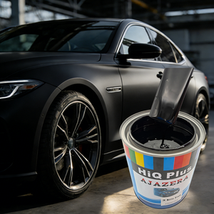 Vernice Auto <span class=keywords><strong>Spray</strong></span> 2K Opaca Nera <span class=keywords><strong>per</strong></span> <span class=keywords><strong>Carrozzeria</strong></span> - Primer e Finitura Liquida <span class=keywords><strong>per</strong></span> Riparazioni Auto - Product Image 1