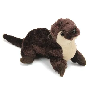 Rio Recheado Lontra Brinquedos Soft Wildlife Animal Plush Otter