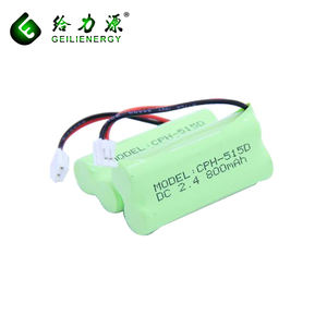 무선 전화 450mah 500mah 550mah aaa nimh 충전식 배터리 2.4v 800mah nimh 배터리 - Product Image 2