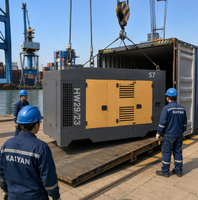 Compresseur d'air diesel à vis quasi neuf KY 29/23 2024 avec 23 bars, 29 m³/min, Xichai 258 kW EFI Nat III, seulement 88 heures de fonctionnement