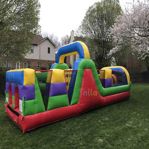 Pista de Obstáculos Inflable Multifuncional Popular para Niños y Adultos, Ideal para el Hogar - Product Image 3