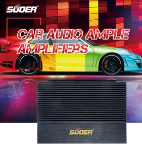 Suoer iyi fiyat yüksek güç 4*120 watt 4 kanal 1800w max araba müzik amplifikatör