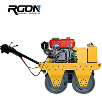 Compacteur vibrant hydraulique à double rouleau haute fréquence, à moteur diesel, pour travaux routiers - Vente en gros