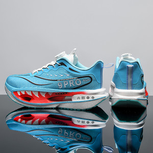 <span class=keywords><strong>Zapatillas</strong></span> Deportivas de Running con Placa de Carbono y Tecnología de Tejido, con Cierre de Dial, Amortiguación y Entresuela con Diseño de Dientes de Tiburón, para Hombre y Mujer - Product Image 5