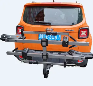 Best Choice Products 60 Folding Cargo Carrier Luggage Rack Truck or Car Hitch Bike Vehicle Rack Carrier