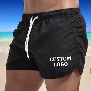 Customized Printed Summer Swimwear DIY Your Like Photo Or Logo Boy Swim Suits Custom Boxer Beach Shorts Trunks Swimming Surf