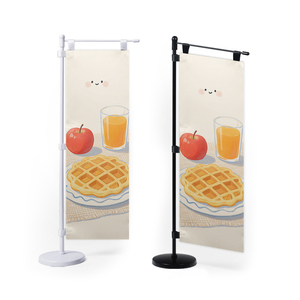 Mini-bannière de bureau DIY à imprimer sur demande avec tige en plastique durable pour l'affichage de marchandises de personnages de dessins animés <span class=keywords><strong>Kawaii</strong></span> - Product Image 2