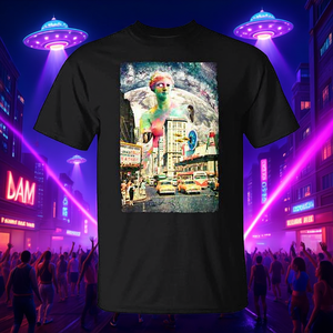 Camiseta Edm Trippy Street Ufo Dance Rave Music Festival - Product Image 3