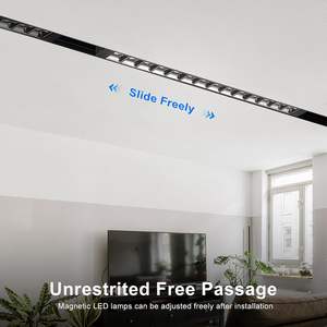 Vente en gros, promotion exceptionnelle : Système de rail magnétique moderne 48V, spot LED linéaire à montage en surface pour la maison - Product Image 3