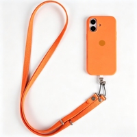 Coque de téléphone magnétique en silicone liquide authentique en stock pour iPhone 17 avec animation de démarrage et bouton IA