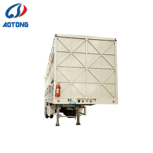 Tat-động vật chăn nuôi vận chuyển gia súc và cừu 3 alxes 40 tấn xe tải Trailer - Product Image 4