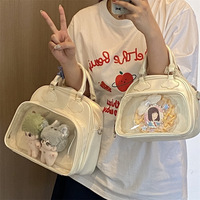 Sac à dos transparent personnalisé pour la Saint-Valentin, sac Ita Kawaii transparent, accessoire romantique pour la Saint-Valentin pour les filles et les femmes