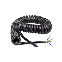 Pasokan Langsung Pabrik Kabel Daya Ekspansi Helix Persegi Industri 2/3/4/5/6/10/12 Inti Tembaga Murni Isolasi PE 380V/220V