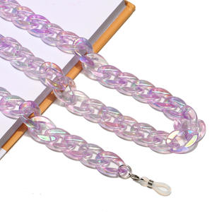 Suspendu En Plastique <span class=keywords><strong>Transparent</strong></span> Acrylique Soleil Masque Titulaire Cou <span class=keywords><strong>Lunettes</strong></span> Chaîne <span class=keywords><strong>Lunettes</strong></span> De Soleil Oeil Verre <span class=keywords><strong>Cordon</strong></span> Sangle pour <span class=keywords><strong>Lunettes</strong></span> - Product Image 3