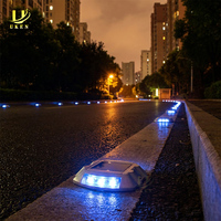 Prix fabricant – Marqueur de chaussée LED étanche IP68 en aluminium, forme sabot de chat, avertisseur de circulation, borne lumineuse solaire pour route